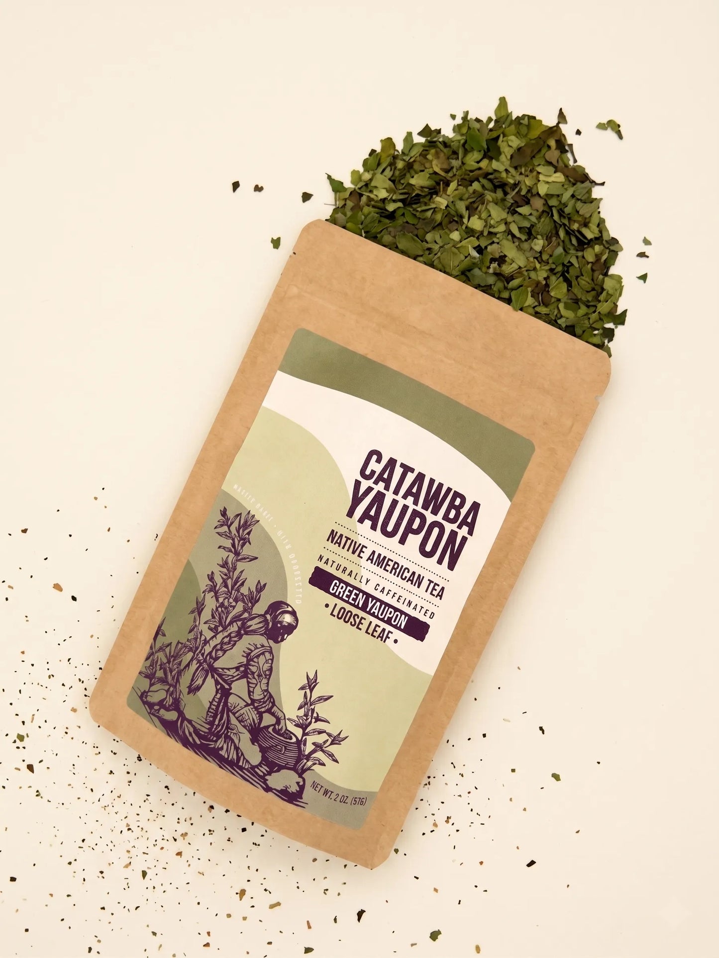 Green Yaupon Loose Leaf Tea 𝟤𝗈𝗓.