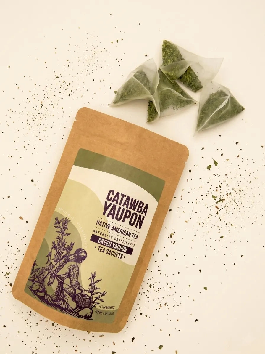 Green Yaupon Tea Sachets 2 oz